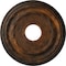 Ekena Millwork Dublin Ceiling Medallion (Fits Canopies up to 8 1/4"), Hand-Painted Rust, 15 3/8"OD x 3 5/8"ID x 1"P CM15DURUS - alternate 1